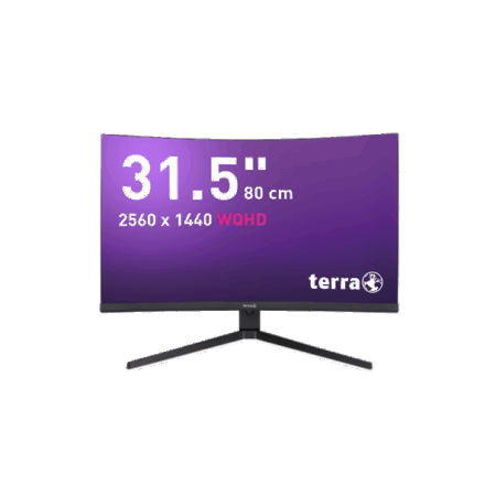 TERRA LCD/LED 3285W HA black CURVED